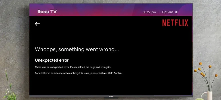 Netflix not working on smart TV